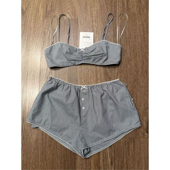 NIA Women's Zed Bralette & Norman Short in Black SET size S NWT$148 - Picture 4 of 6
